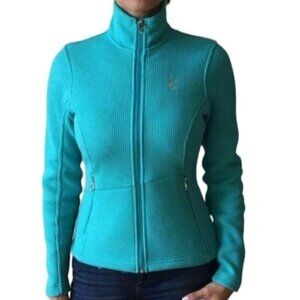 Spyder Core JACKET Sweatshirt Endure Riviera Teal Full Zip Up Women's WOMAN'S